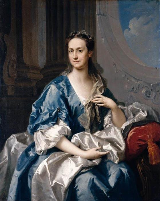 WikiOO.org - אנציקלופדיה לאמנויות יפות - ציור, יצירות אמנות Jacopo Amigoni - Portrait of a Lady