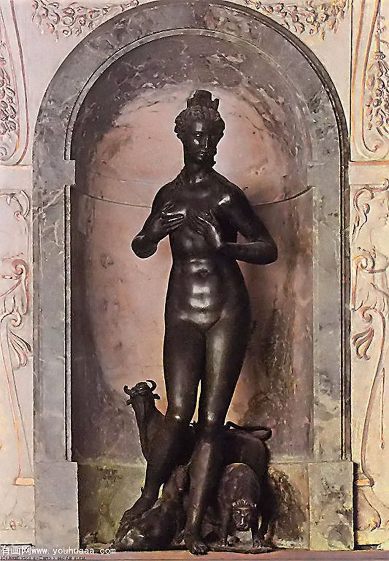 WikiOO.org – 美術百科全書 - 繪畫，作品 Bartolomeo Ammanati - 女神 Opi