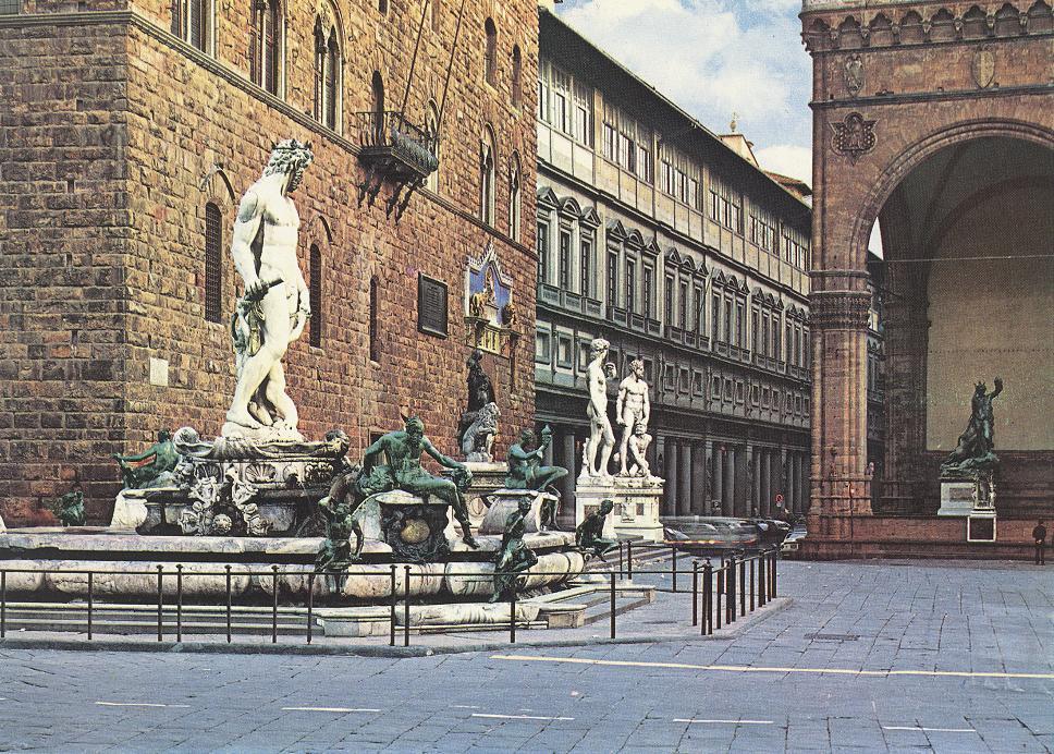 WikiOO.org - Enciclopédia das Belas Artes - Pintura, Arte por Bartolomeo Ammanati - The Fountain of Neptune