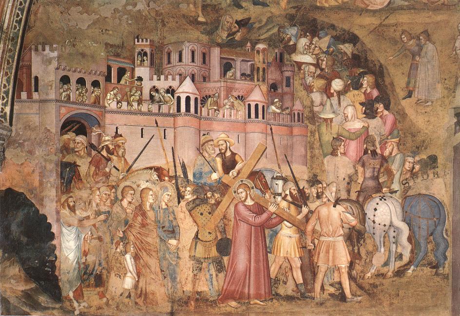 WikiOO.org - Enciclopedia of Fine Arts - Pictura, lucrări de artă Andrea Di Bonaiuto (Andrea Da Firenze) - Christ Bearing the Cross to Calvary