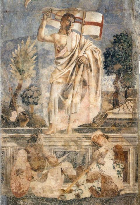 WikiOO.org - Enciklopedija dailės - Tapyba, meno kuriniai Andrea Del Castagno - Resurrection (detail)