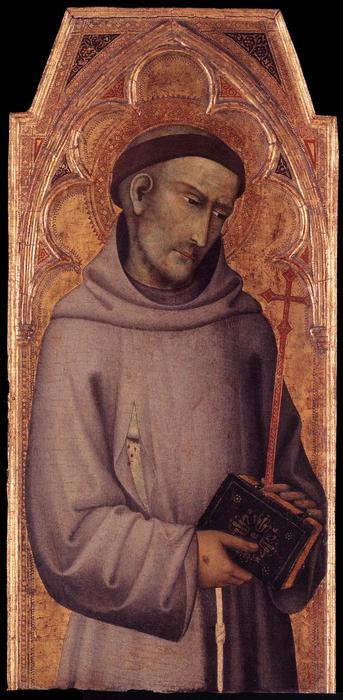 WikiOO.org - Encyclopedia of Fine Arts - Malba, Artwork Andrea Di Vanni D'andrea - St Francis of Assisi