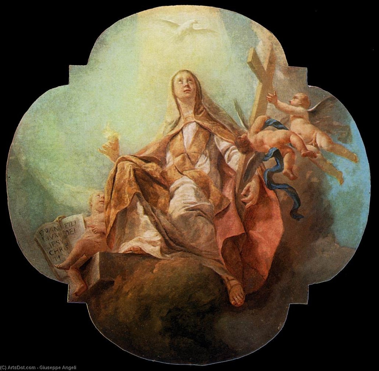 Wikioo.org - The Encyclopedia of Fine Arts - Painting, Artwork by Giuseppe Angeli - Faith
