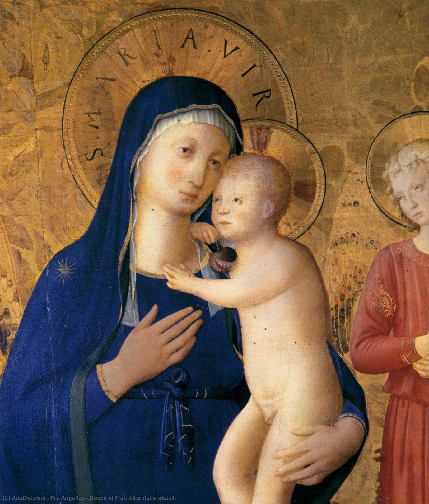 Wikioo.org - สารานุกรมวิจิตรศิลป์ - จิตรกรรม Fra Angelico - Bosco ai Frati Altarpiece (detail)
