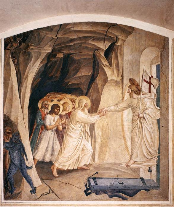 Wikioo.org - The Encyclopedia of Fine Arts - Painting, Artwork by Fra Angelico - Christ in Limbo (Cell 31)