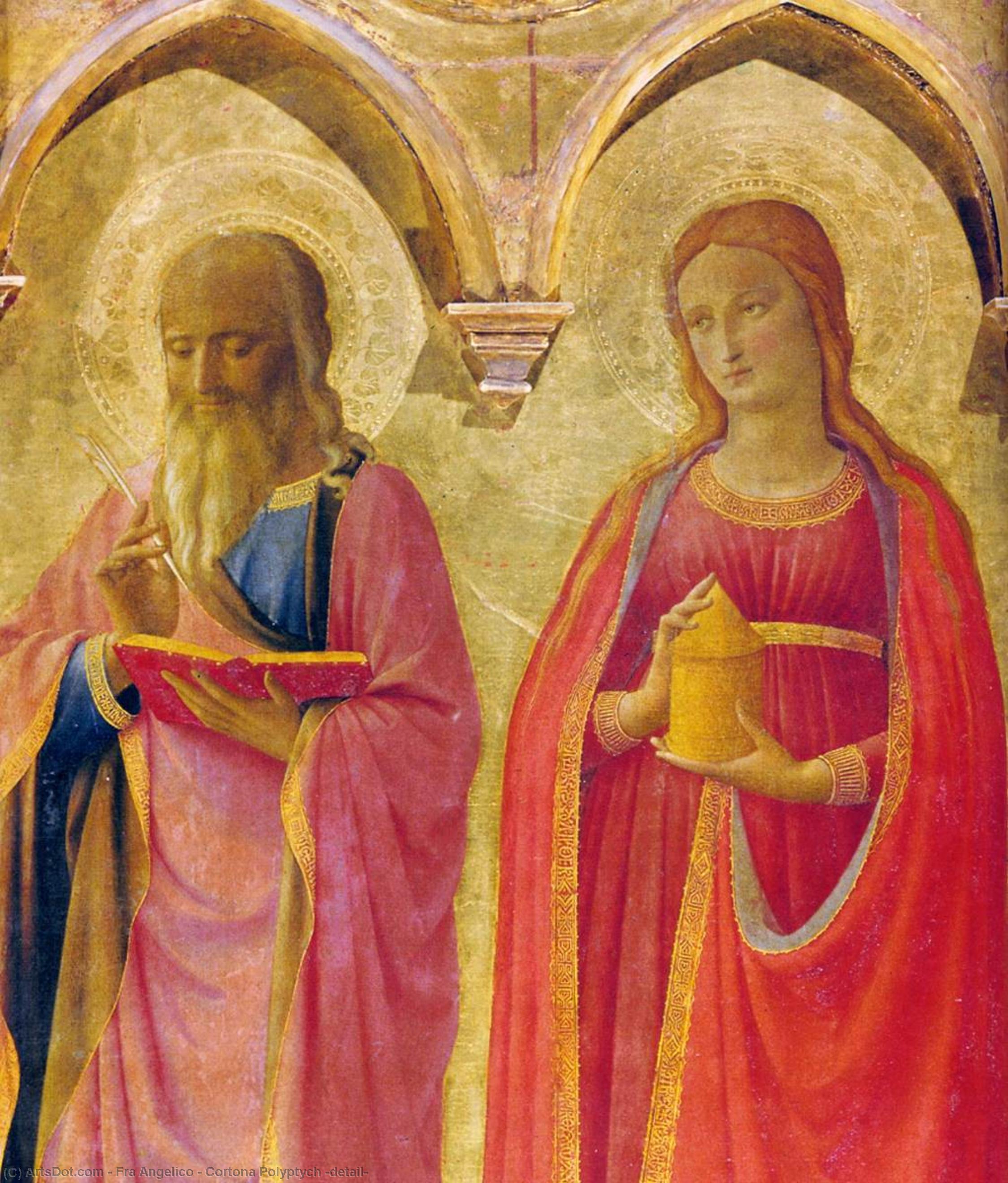 Wikioo.org - The Encyclopedia of Fine Arts - Painting, Artwork by Fra Angelico - Cortona Polyptych (detail)