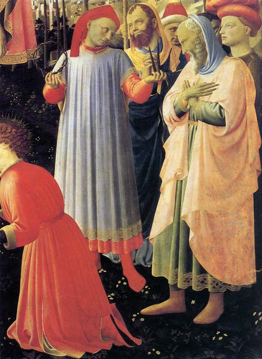 WikiOO.org - Enciclopedia of Fine Arts - Pictura, lucrări de artă Fra Angelico - Deposition from the Cross (detail)