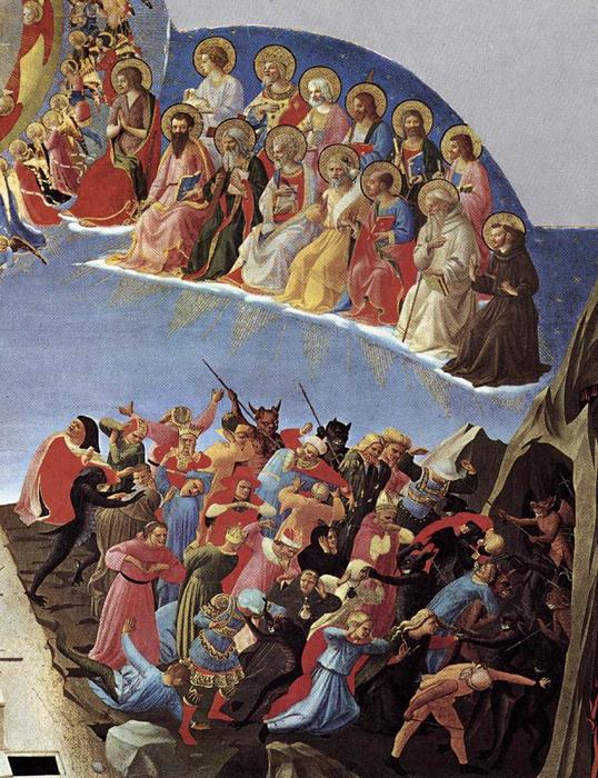 Wikioo.org - สารานุกรมวิจิตรศิลป์ - จิตรกรรม Fra Angelico - Last Judgement (detail)