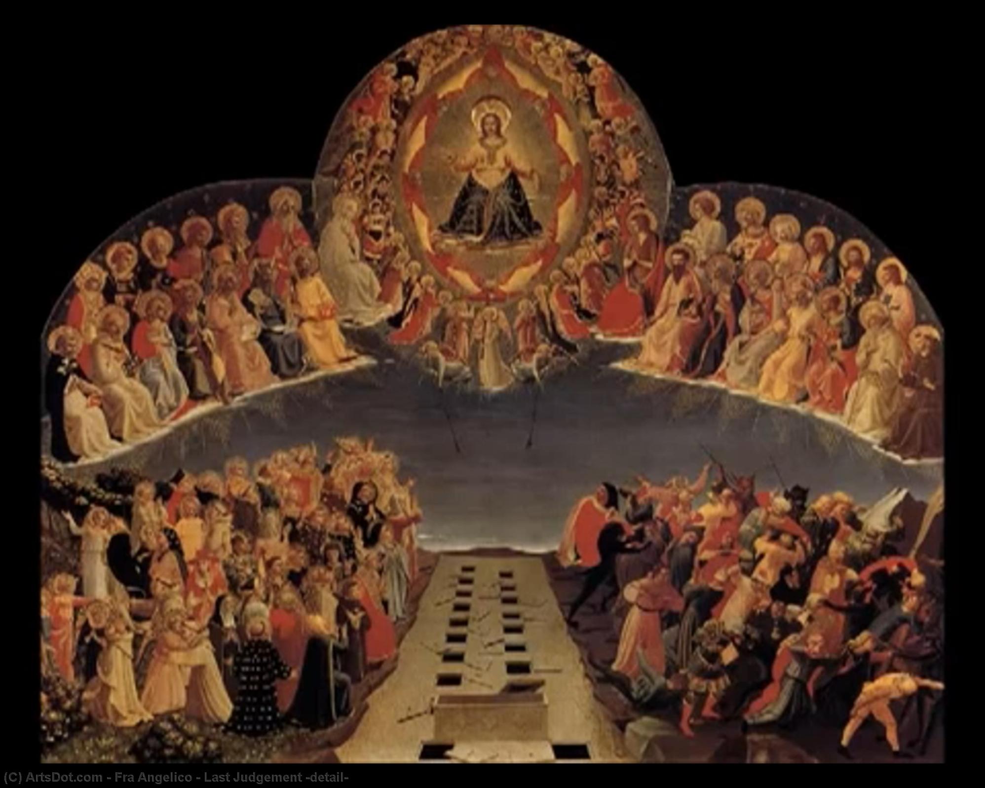 Wikioo.org – L'Enciclopedia delle Belle Arti - Pittura, Opere di Fra Angelico - Giudizio Universale particolare