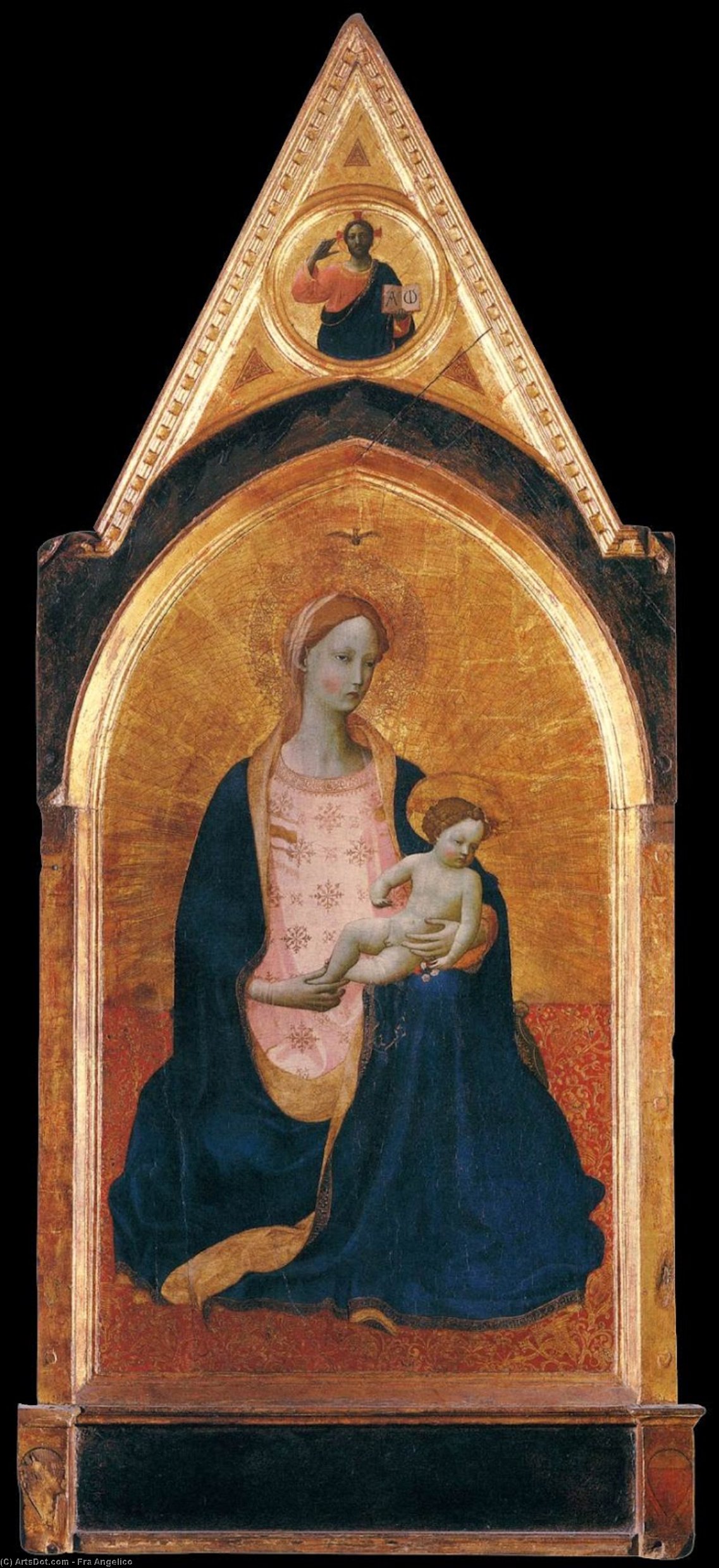 Wikioo.org - The Encyclopedia of Fine Arts - Painting, Artwork by Fra Angelico - Madonna of Humility