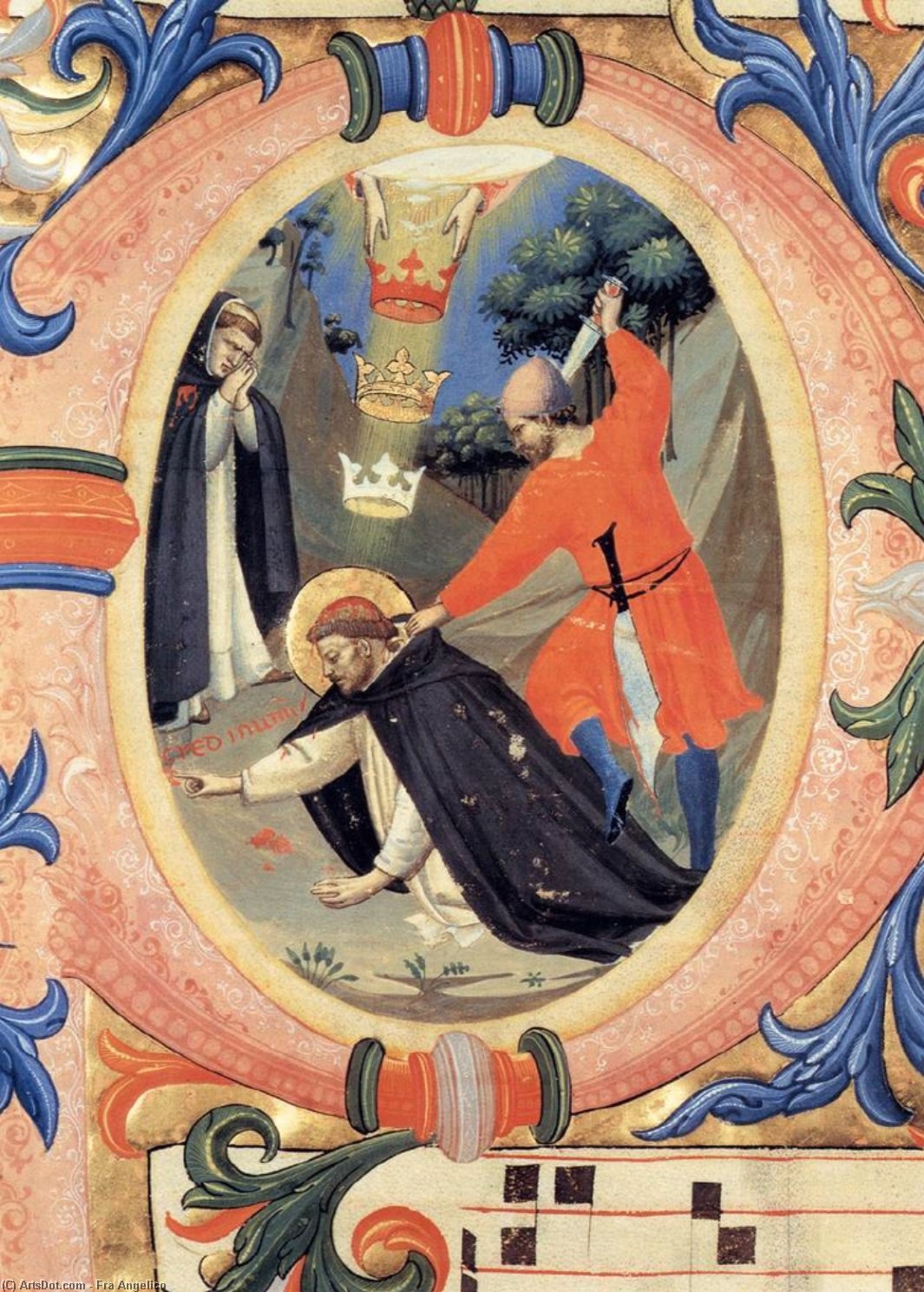 WikiOO.org - Enciklopedija likovnih umjetnosti - Slikarstvo, umjetnička djela Fra Angelico - Missal 558 (Folio 41v)