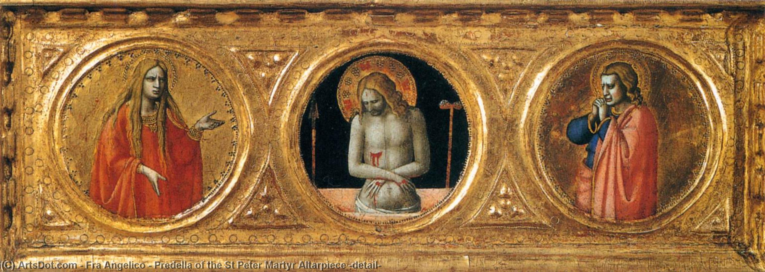 Wikioo.org - สารานุกรมวิจิตรศิลป์ - จิตรกรรม Fra Angelico - Predella of the St Peter Martyr Altarpiece (detail)