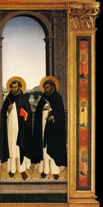 Wikioo.org – L'Encyclopédie des Beaux Arts - Peinture, Oeuvre de Fra Angelico - San Domenico Retable détail