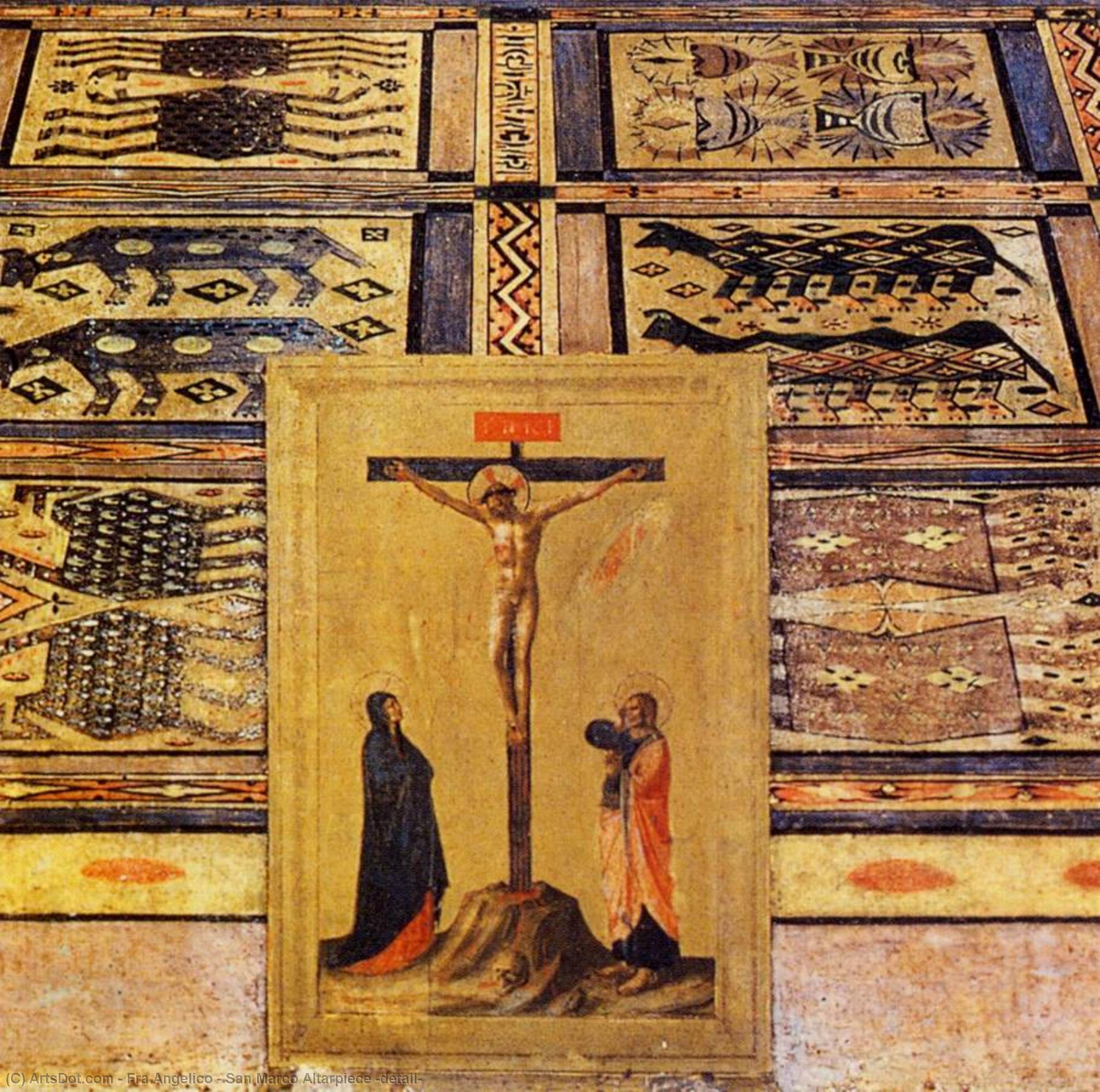 Wikioo.org – L'Encyclopédie des Beaux Arts - Peinture, Oeuvre de Fra Angelico - san marco retable détail