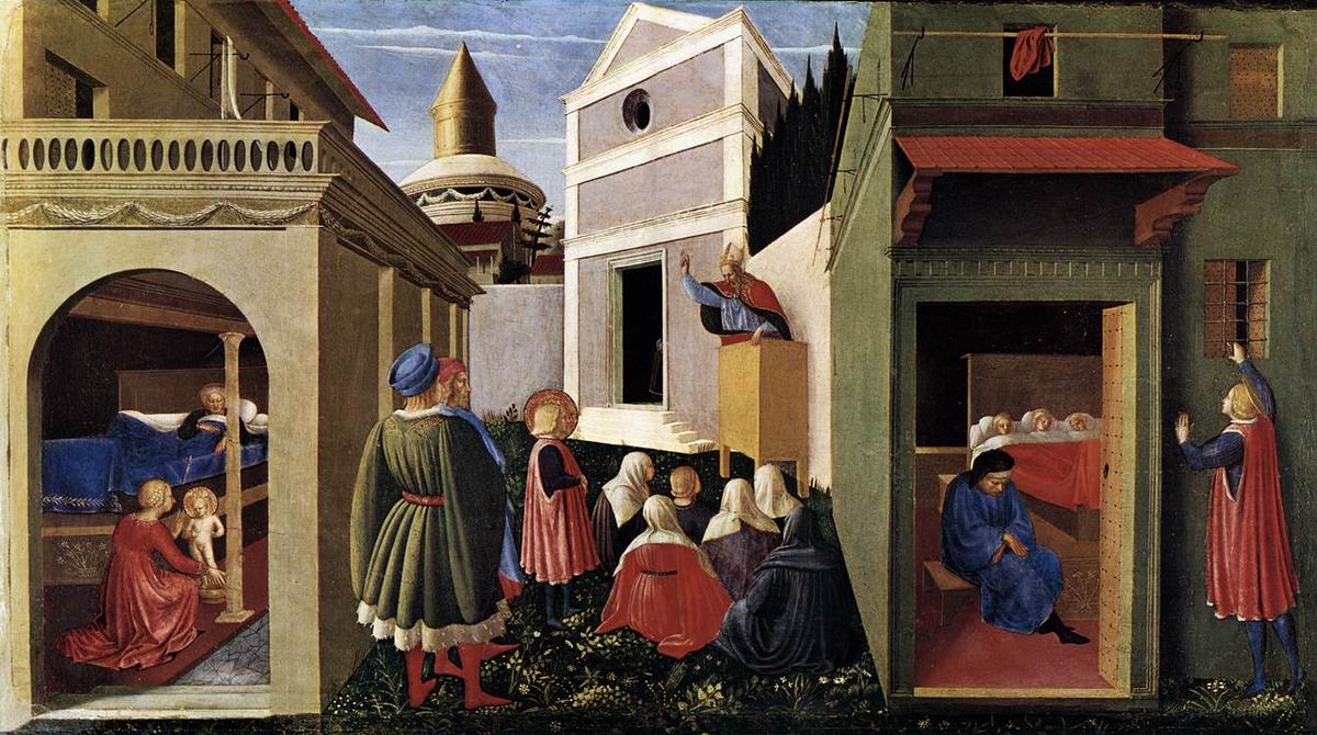Wikioo.org - The Encyclopedia of Fine Arts - Painting, Artwork by Fra Angelico - The Story of St Nicholas