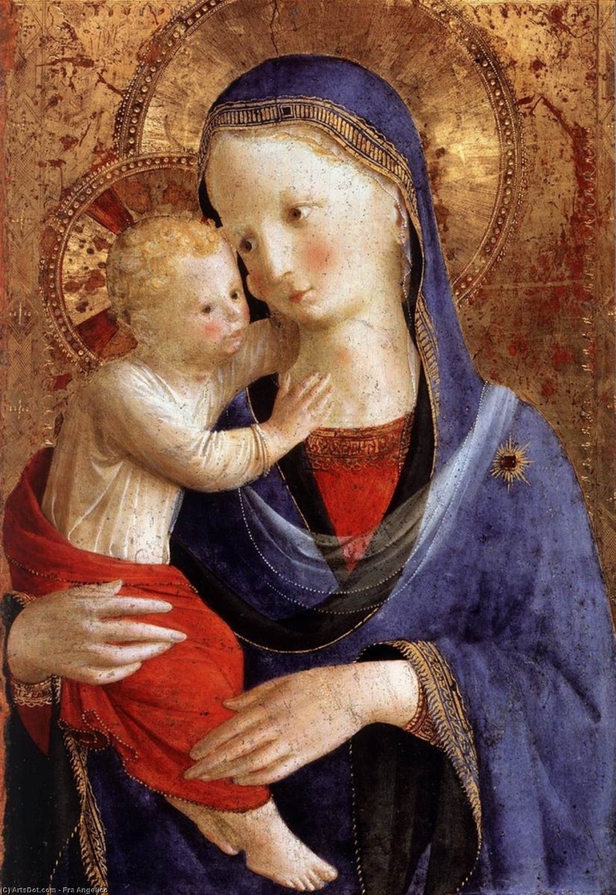 Wikioo.org - The Encyclopedia of Fine Arts - Painting, Artwork by Fra Angelico - Virgin and Child
