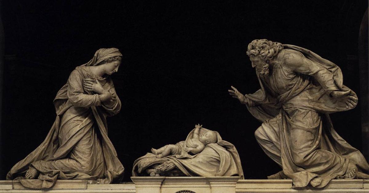 WikiOO.org - Encyclopedia of Fine Arts - Malba, Artwork Michel Anguier - Nativity