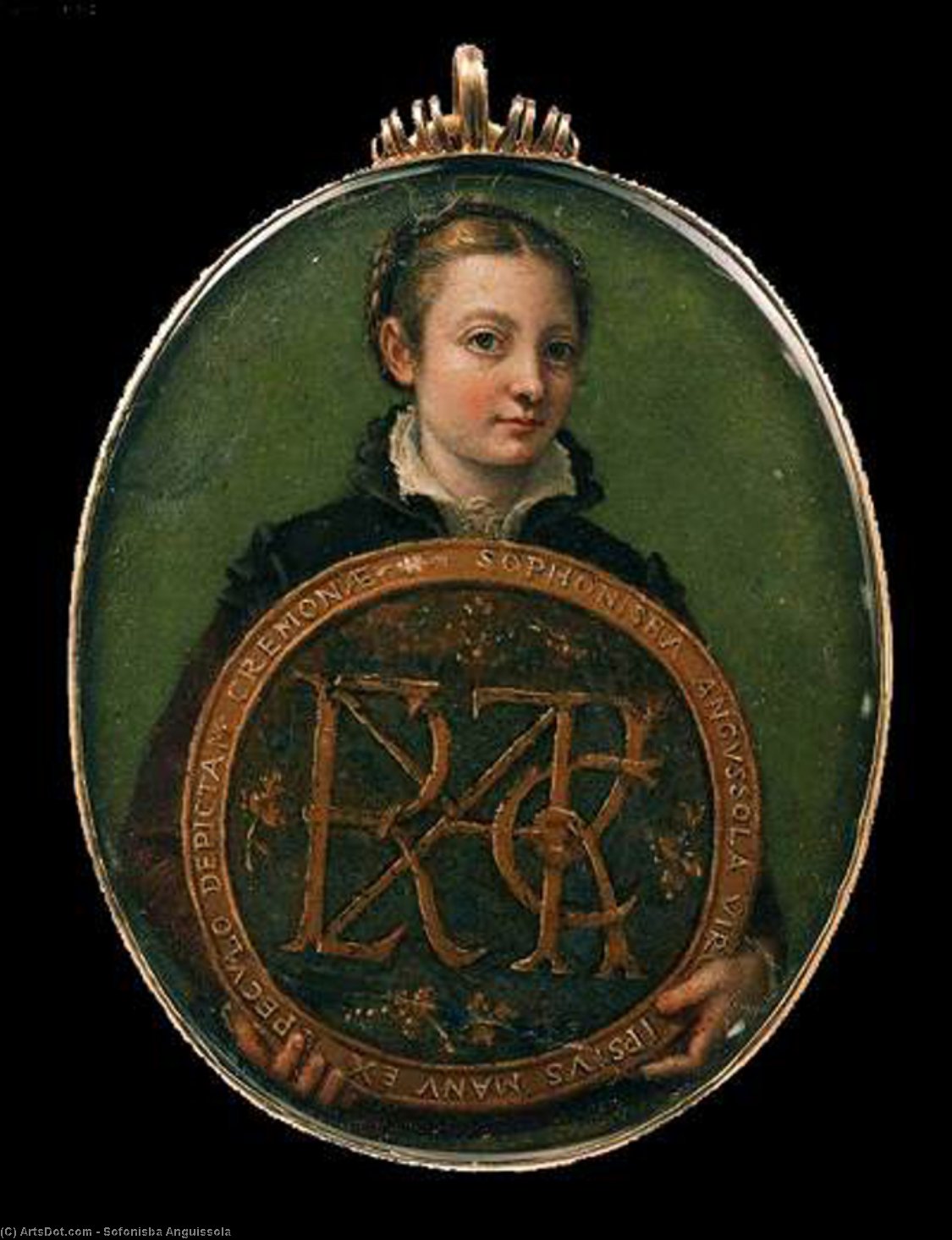 WikiOO.org - Εγκυκλοπαίδεια Καλών Τεχνών - Ζωγραφική, έργα τέχνης Sofonisba Anguissola - Self-Portrait
