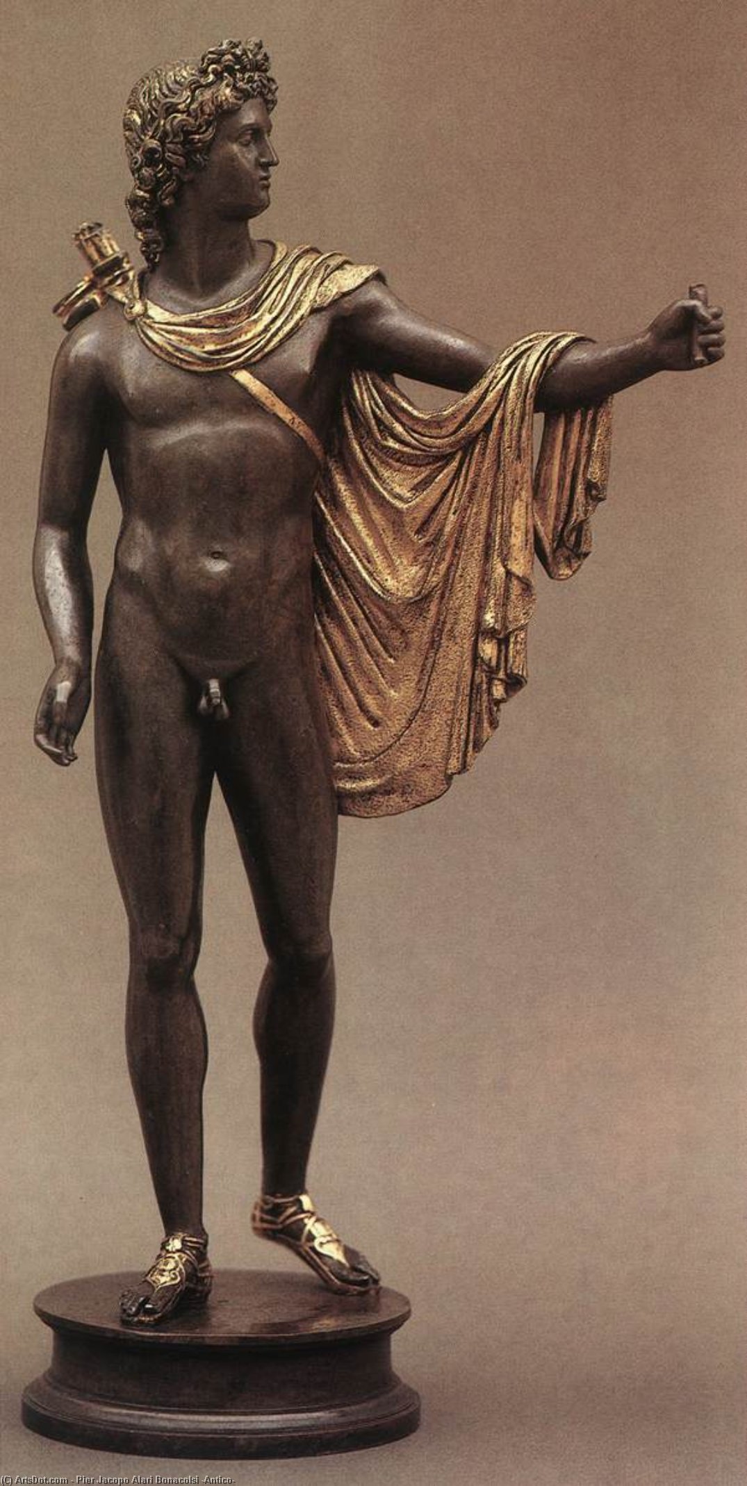 WikiOO.org - Encyclopedia of Fine Arts - Maalaus, taideteos Pier Jacopo Alari Bonacolsi (Antico) - The Belvedere Apollo
