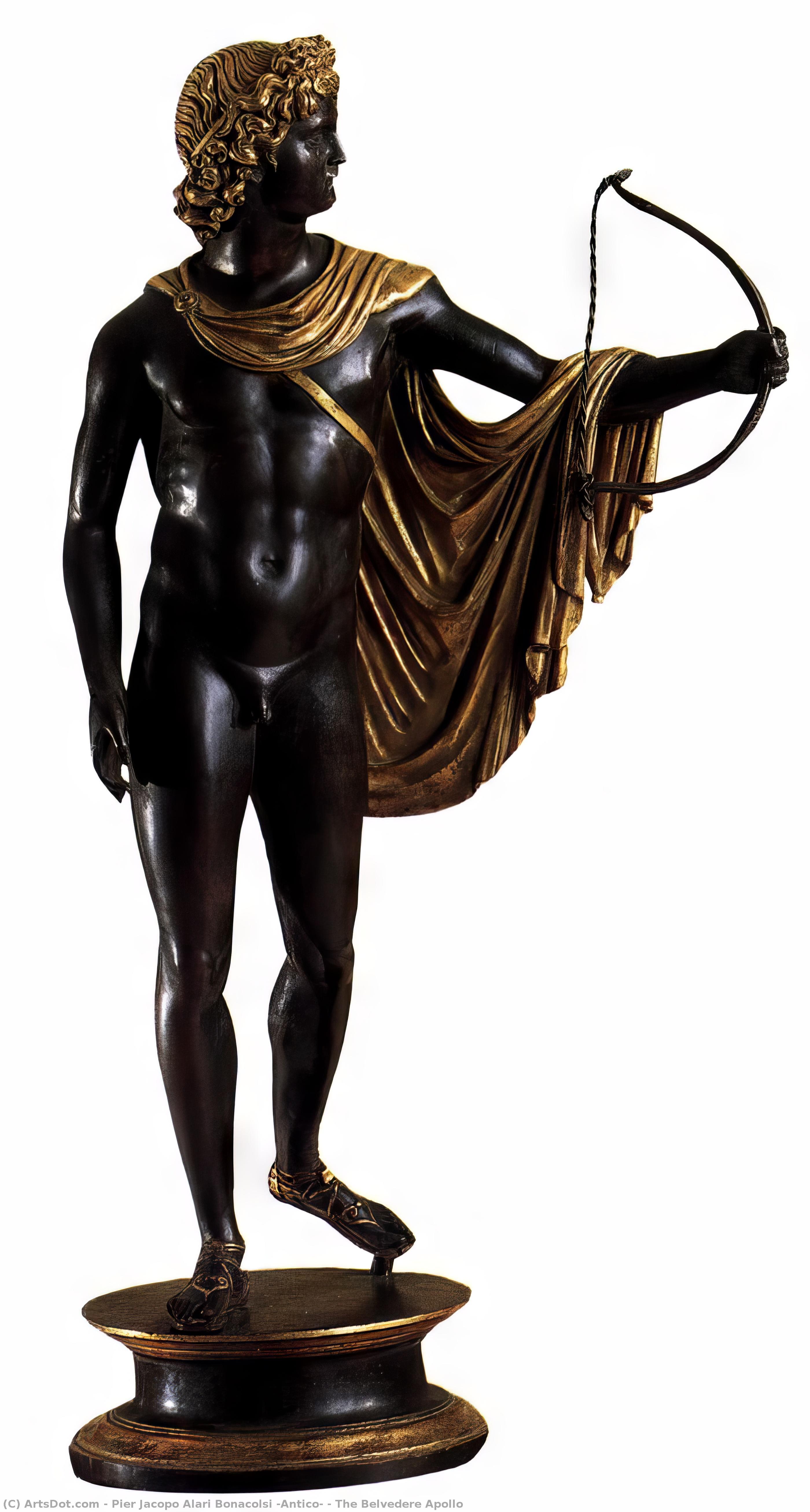 WikiOO.org - Encyclopedia of Fine Arts - Lukisan, Artwork Pier Jacopo Alari Bonacolsi (Antico) - The Belvedere Apollo
