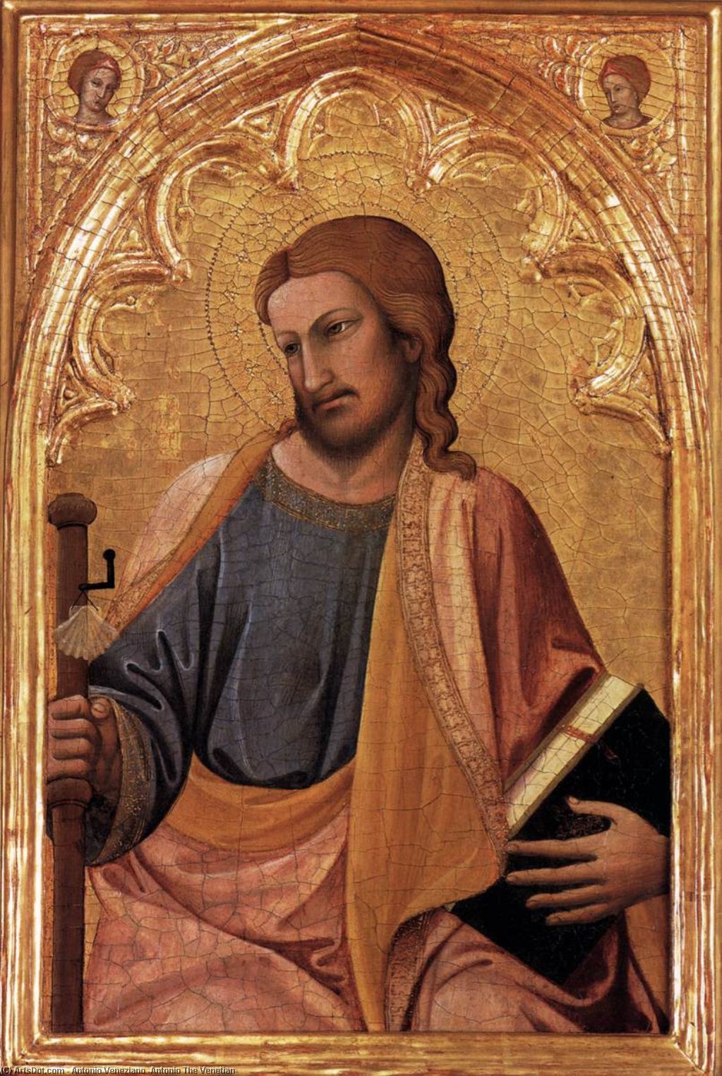Wikioo.org - The Encyclopedia of Fine Arts - Painting, Artwork by Antonio Veneziano (Antonio The Venetian) - Apostle James the Greater