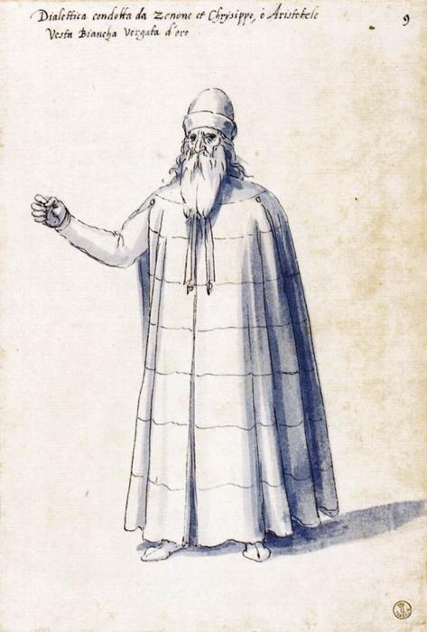 WikiOO.org - Güzel Sanatlar Ansiklopedisi - Resim, Resimler Giuseppe Arcimboldo - Costume of the allegorical figure ''Dialectic''