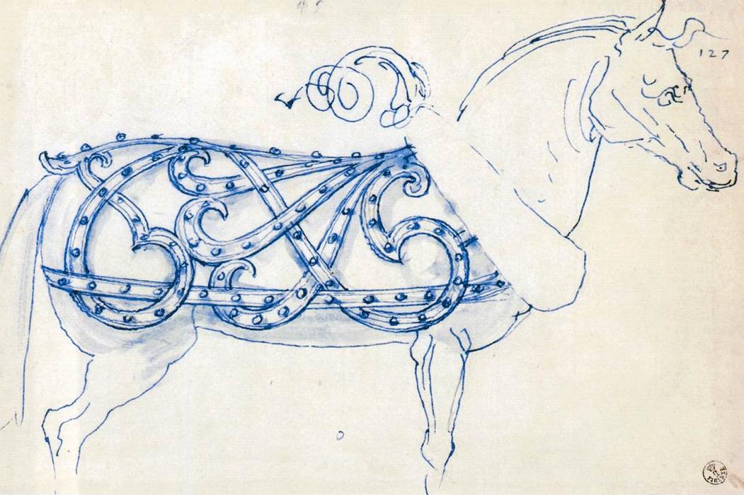 Wikoo.org - موسوعة الفنون الجميلة - اللوحة، العمل الفني Giuseppe Arcimboldo - Horse harness