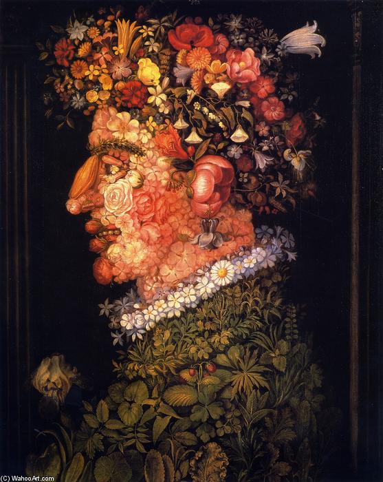 WikiOO.org - Encyclopedia of Fine Arts - Målning, konstverk Giuseppe Arcimboldo - Spring