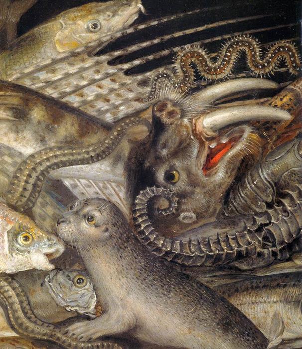 Wikioo.org - The Encyclopedia of Fine Arts - Painting, Artwork by Giuseppe Arcimboldo - Water (detail)