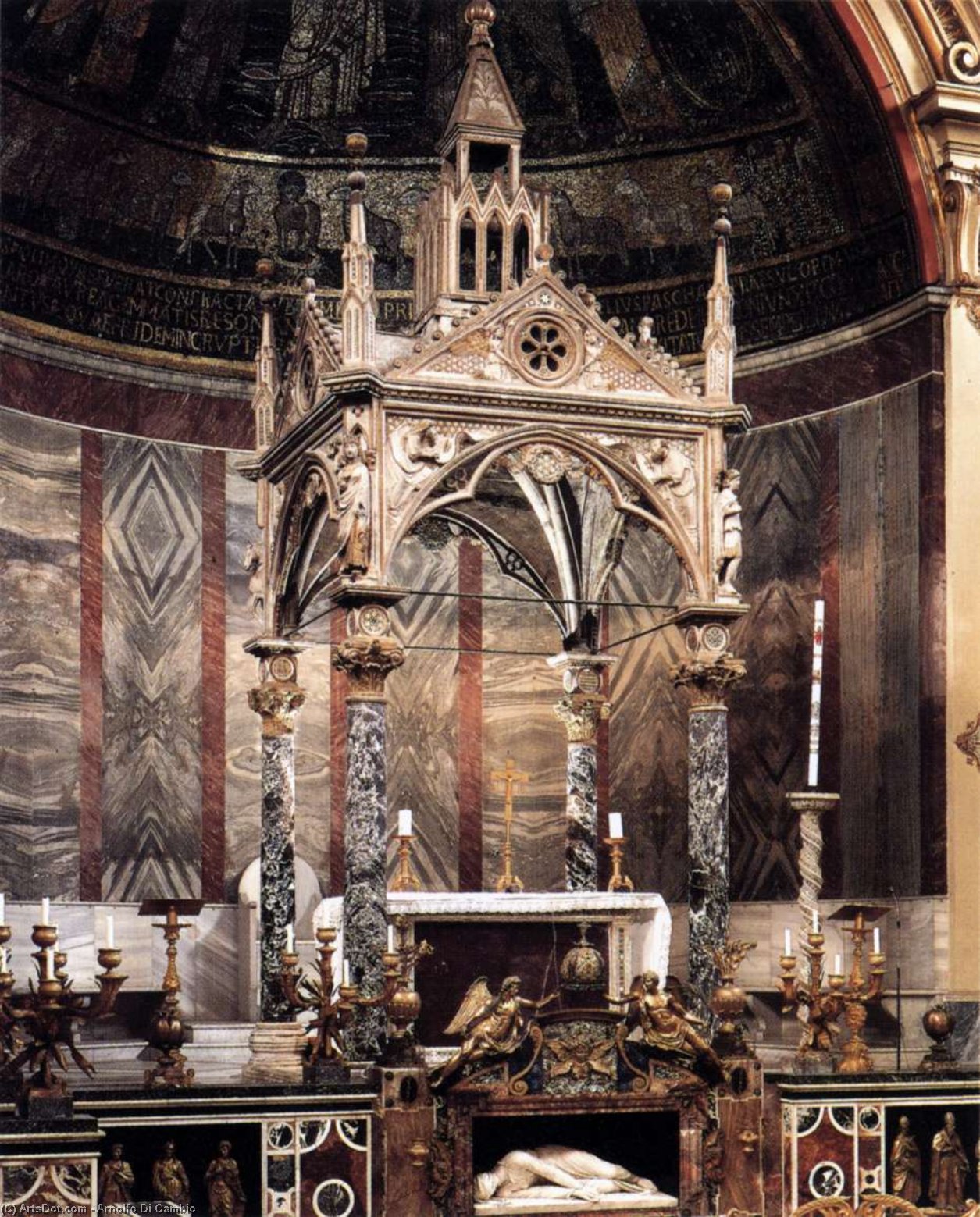 WikiOO.org - אנציקלופדיה לאמנויות יפות - ציור, יצירות אמנות Arnolfo Di Cambio - Tabernacle