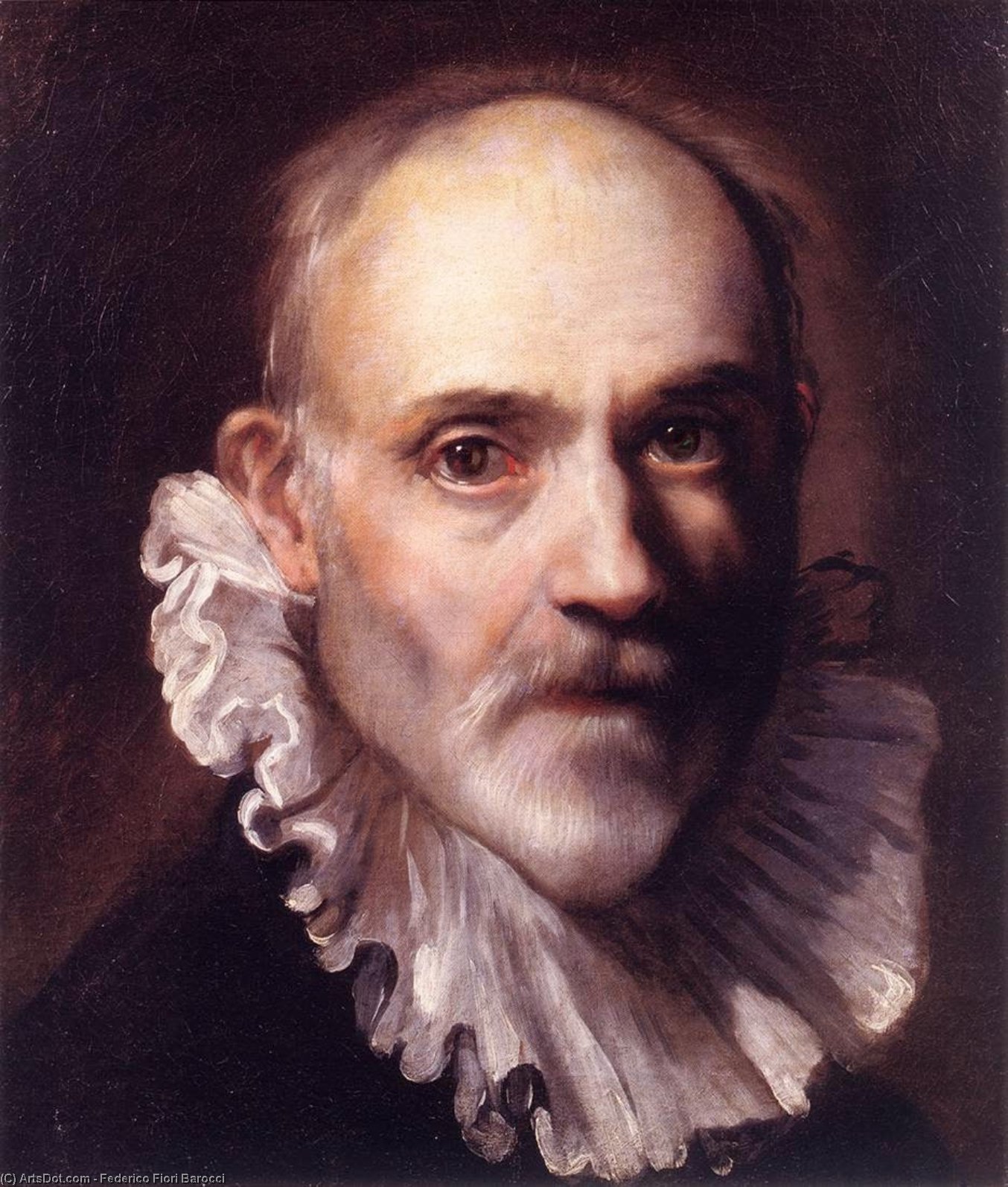 WikiOO.org - Encyclopedia of Fine Arts - Malba, Artwork Federico Fiori Barocci - Self-Portrait