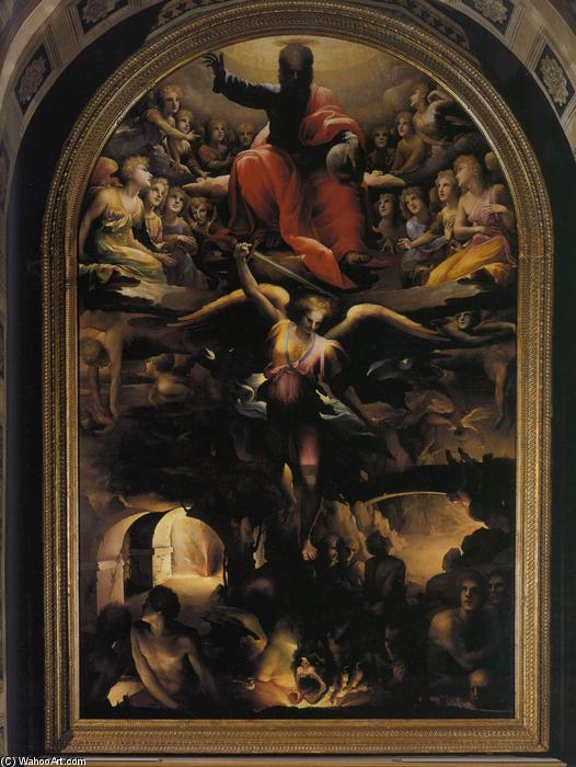 WikiOO.org - Enciclopedia of Fine Arts - Pictura, lucrări de artă Domenico Di Pace Beccafumi - Fall of the Rebel Angels
