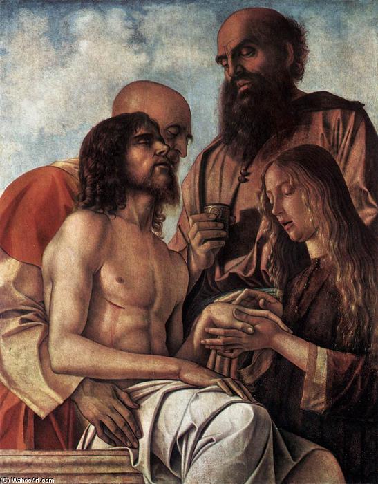 Wikioo.org - The Encyclopedia of Fine Arts - Painting, Artwork by Giovanni Bellini - Pietà