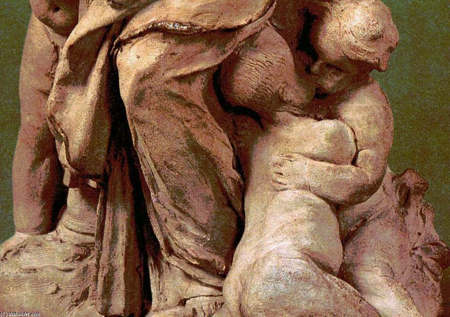 WikiOO.org - Enciklopedija likovnih umjetnosti - Slikarstvo, umjetnička djela Gian Lorenzo Bernini - Charity with four children (detail)