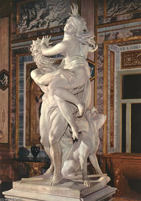 Wikioo.org – La Enciclopedia de las Bellas Artes - Pintura, Obras de arte de Gian Lorenzo Bernini - La Violación de Proserpina