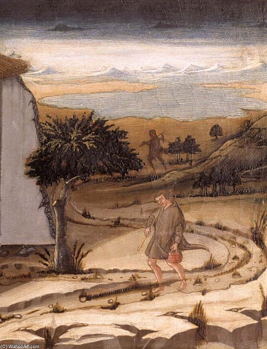 WikiOO.org - Enciclopedia of Fine Arts - Pictura, lucrări de artă Neri Di Bicci - Nativity (detail)