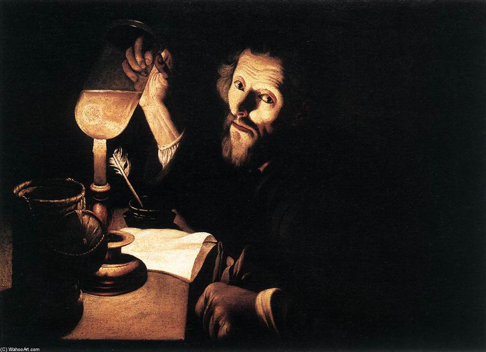 Wikioo.org - The Encyclopedia of Fine Arts - Painting, Artwork by Trophîme Bigot - A Doctor Examining Urine