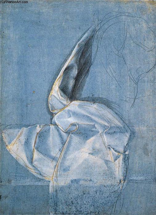 WikiOO.org - Encyclopedia of Fine Arts - Maľba, Artwork Giovanni Antonio Boltraffio - Study of Drapery