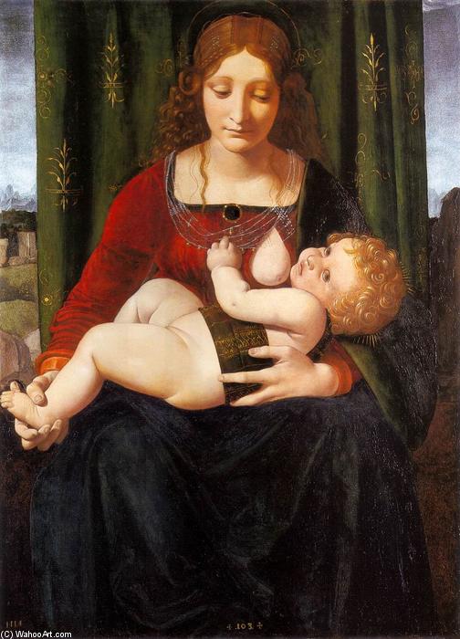 Wikioo.org - The Encyclopedia of Fine Arts - Painting, Artwork by Giovanni Antonio Boltraffio - Virgin and Child