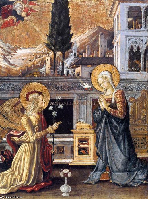 Wikioo.org - The Encyclopedia of Fine Arts - Painting, Artwork by Benedetto Bonfigli - Annunciation