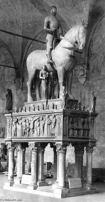 WikiOO.org - אנציקלופדיה לאמנויות יפות - ציור, יצירות אמנות Bonino Da Campione - Monument to Bernabo Visconti