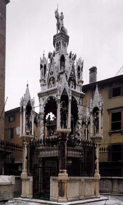WikiOO.org - Enciklopedija likovnih umjetnosti - Slikarstvo, umjetnička djela Bonino Da Campione - Monument to Cansignorio della Scala