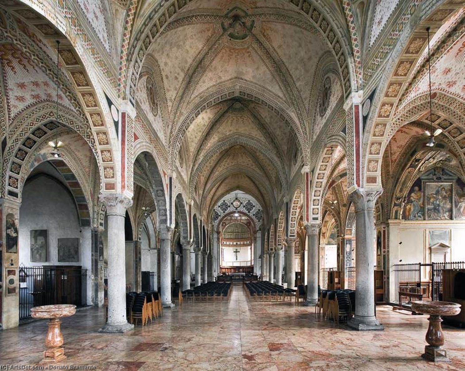 WikiOO.org - Енциклопедия за изящни изкуства - Живопис, Произведения на изкуството Donato Bramante - Interior