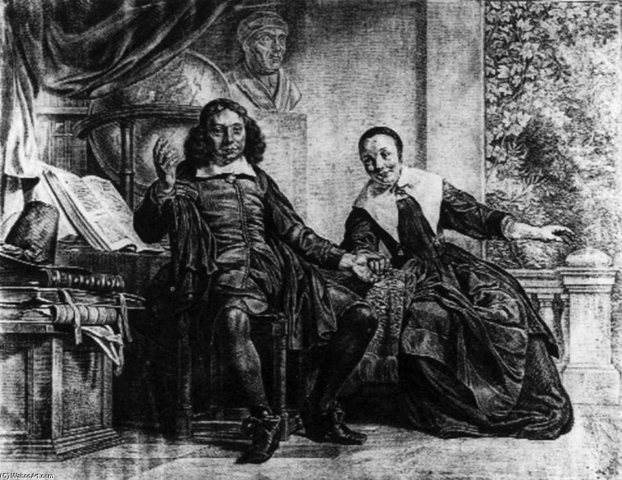 WikiOO.org - Encyclopedia of Fine Arts - Lukisan, Artwork Jan De Bray - Haarlem Printer Abraham Casteleyn and His Wife Margarieta van Bancken