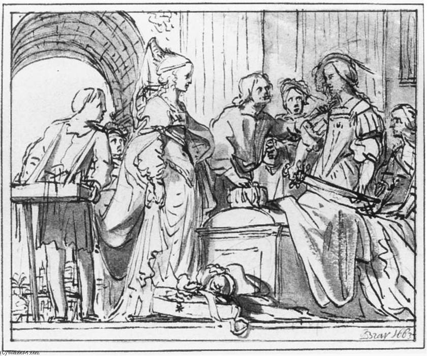 WikiOO.org - Енциклопедія образотворчого мистецтва - Живопис, Картини
 Jan De Bray - The Discovery of Achilles