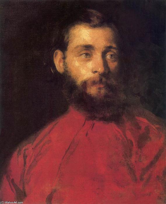 WikiOO.org - Encyclopedia of Fine Arts - Maleri, Artwork Karoly Brocky (Charles Brocky) - Self-Portrait