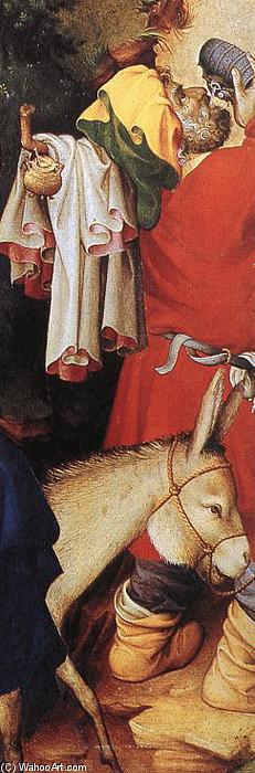 Wikioo.org - The Encyclopedia of Fine Arts - Painting, Artwork by Melchior Broederlam - The Flight into Egypt (detail)
