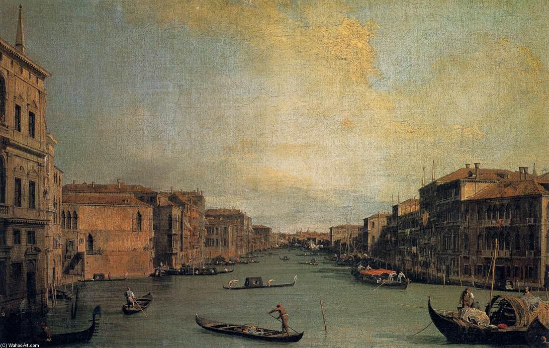 WikiOO.org - 百科事典 - 絵画、アートワーク Giovanni Antonio Canal (Canaletto) - ザー グランド 運河