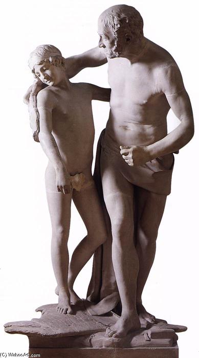 WikiOO.org - Encyclopedia of Fine Arts - Lukisan, Artwork Antonio Canova - Daedalus and Icarus