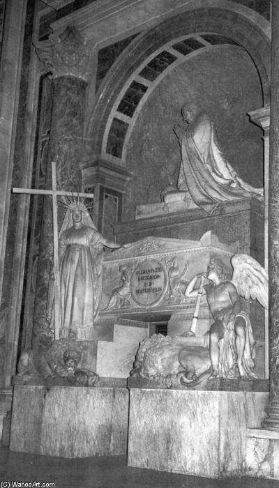 Wikioo.org - The Encyclopedia of Fine Arts - Painting, Artwork by Antonio Canova - Tomb of Pope Clement XIII